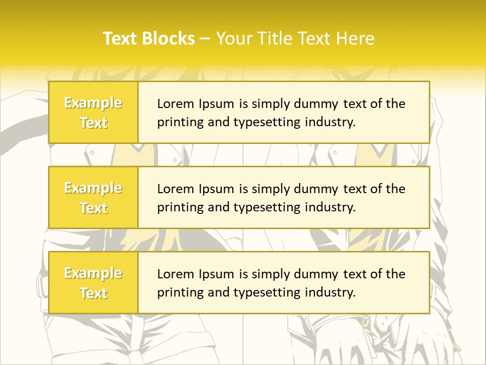 A Woman In Yellow And Black Is Sitting Down PowerPoint Template