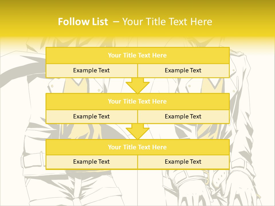 A Woman In Yellow And Black Is Sitting Down PowerPoint Template