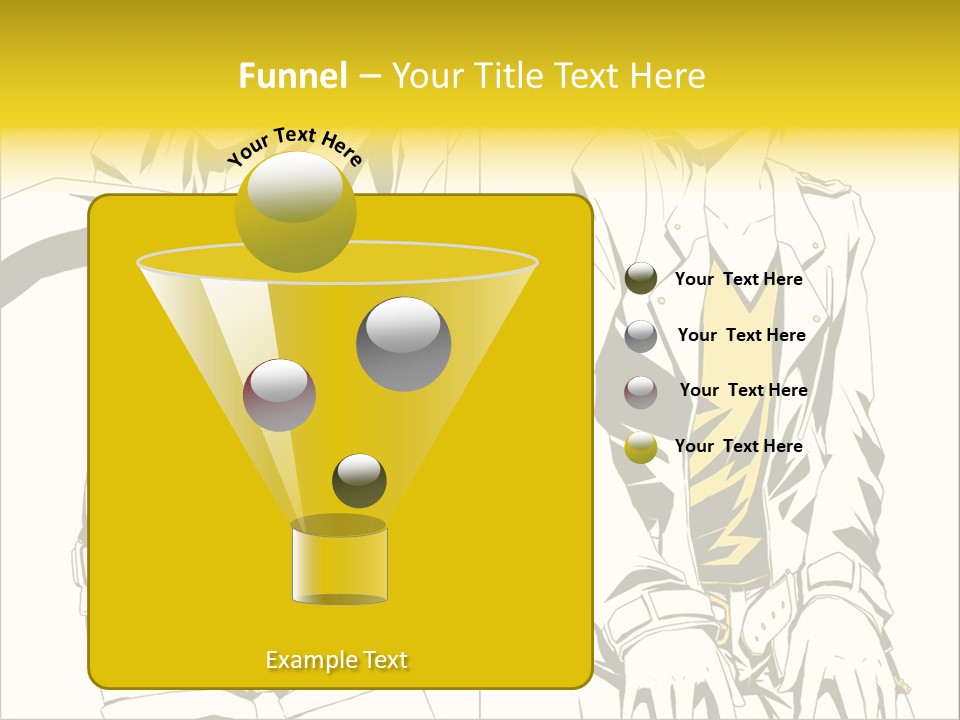 A Woman In Yellow And Black Is Sitting Down PowerPoint Template