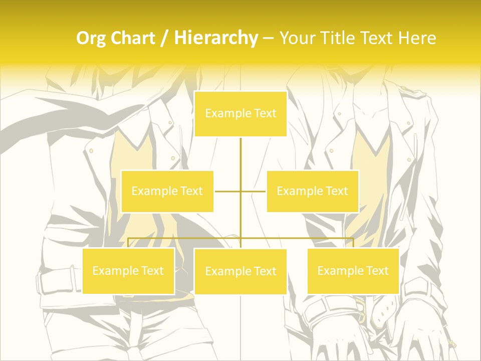 A Woman In Yellow And Black Is Sitting Down PowerPoint Template