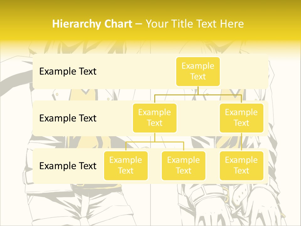 A Woman In Yellow And Black Is Sitting Down PowerPoint Template