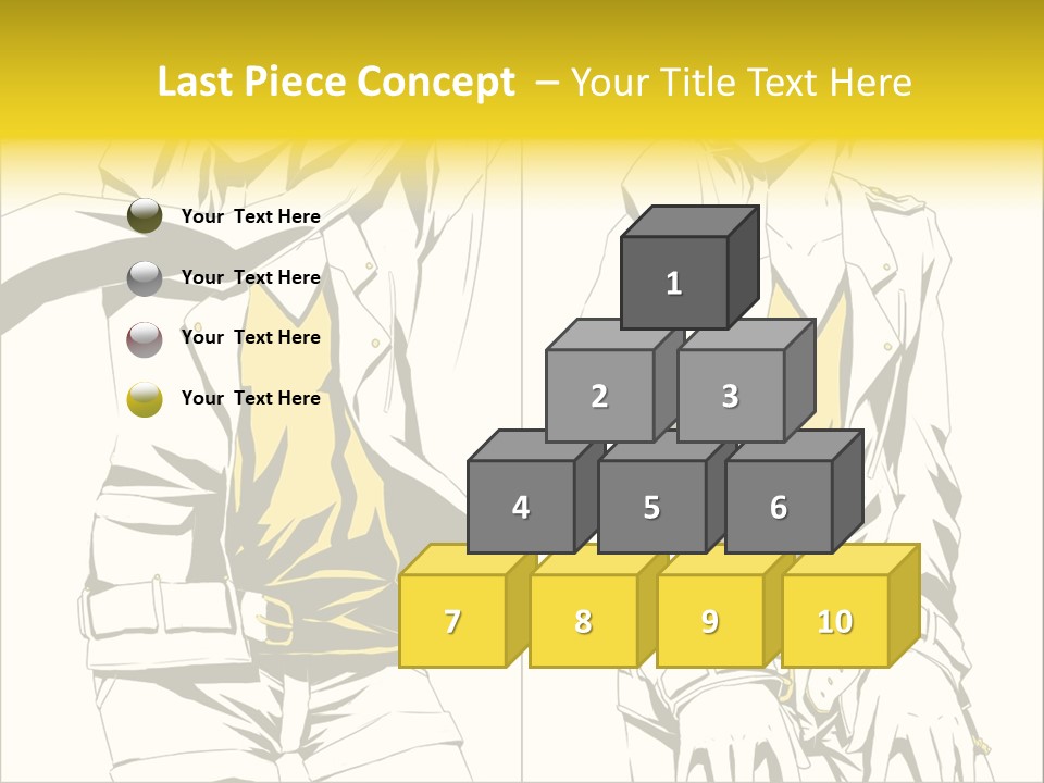 A Woman In Yellow And Black Is Sitting Down PowerPoint Template