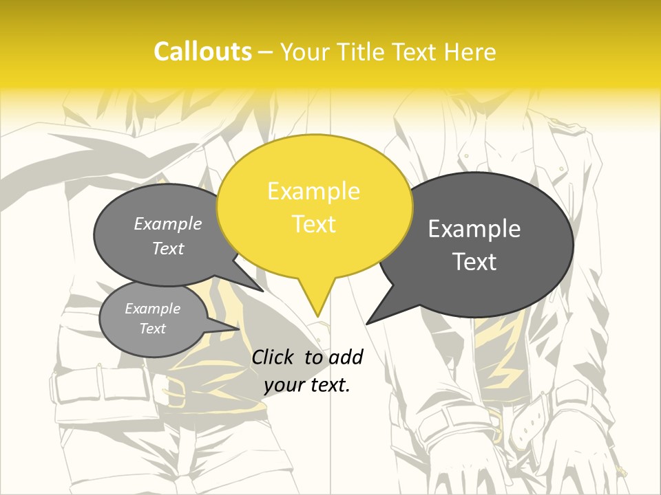 A Woman In Yellow And Black Is Sitting Down PowerPoint Template