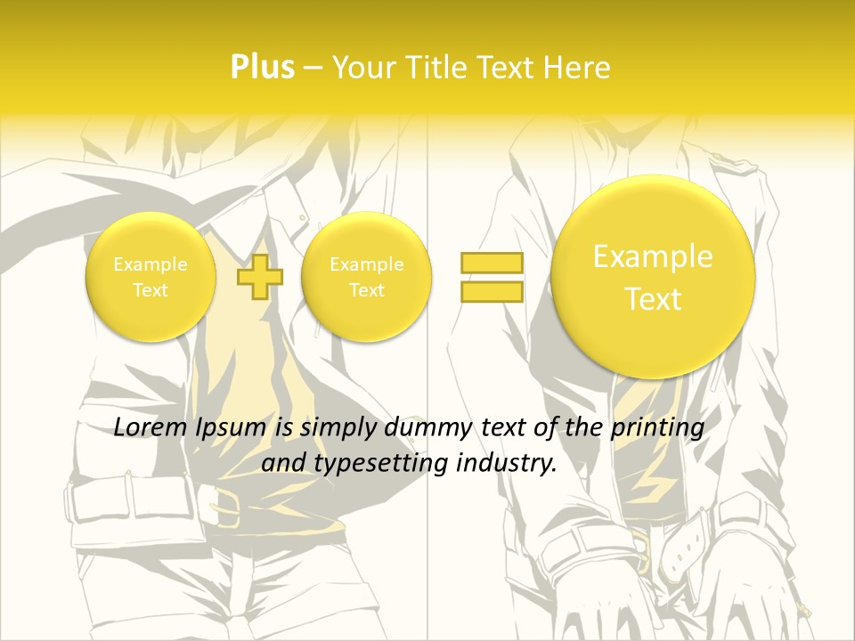 A Woman In Yellow And Black Is Sitting Down PowerPoint Template
