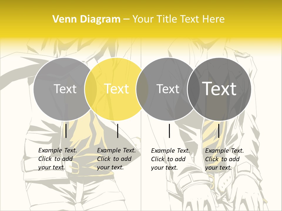 A Woman In Yellow And Black Is Sitting Down PowerPoint Template