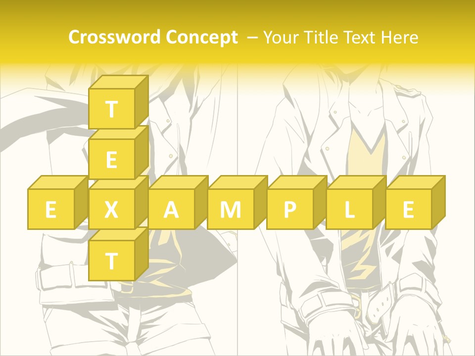 A Woman In Yellow And Black Is Sitting Down PowerPoint Template