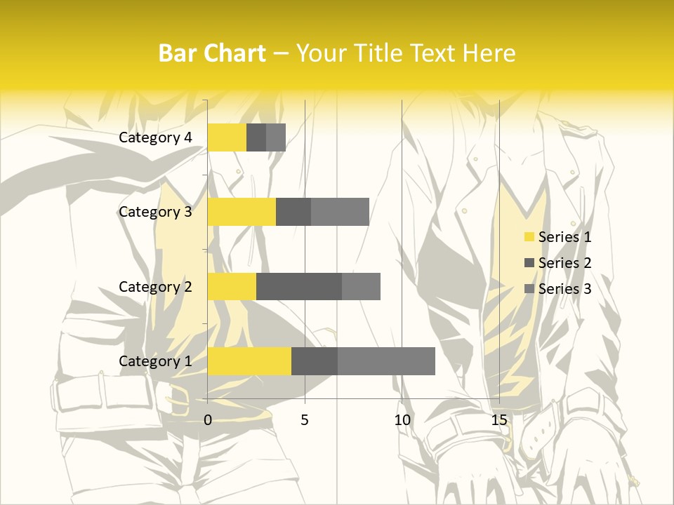 A Woman In Yellow And Black Is Sitting Down PowerPoint Template