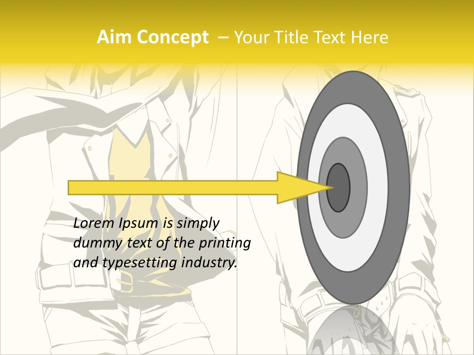 A Woman In Yellow And Black Is Sitting Down PowerPoint Template