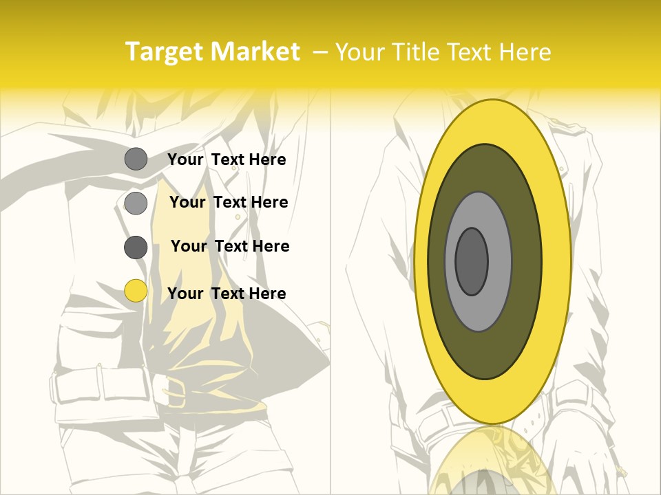 A Woman In Yellow And Black Is Sitting Down PowerPoint Template