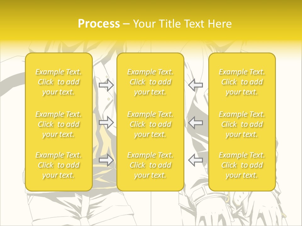 A Woman In Yellow And Black Is Sitting Down PowerPoint Template