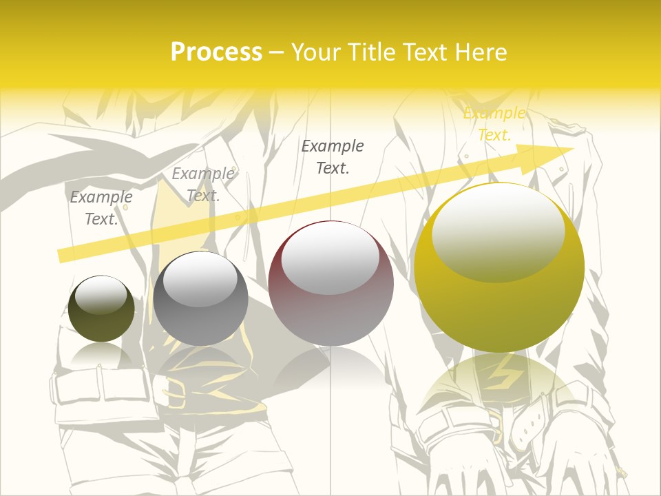 A Woman In Yellow And Black Is Sitting Down PowerPoint Template