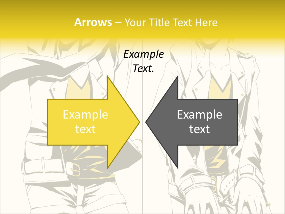 A Woman In Yellow And Black Is Sitting Down PowerPoint Template