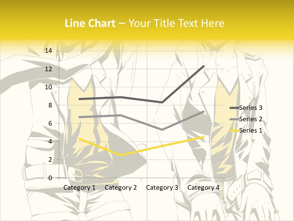 A Woman In Yellow And Black Is Sitting Down PowerPoint Template