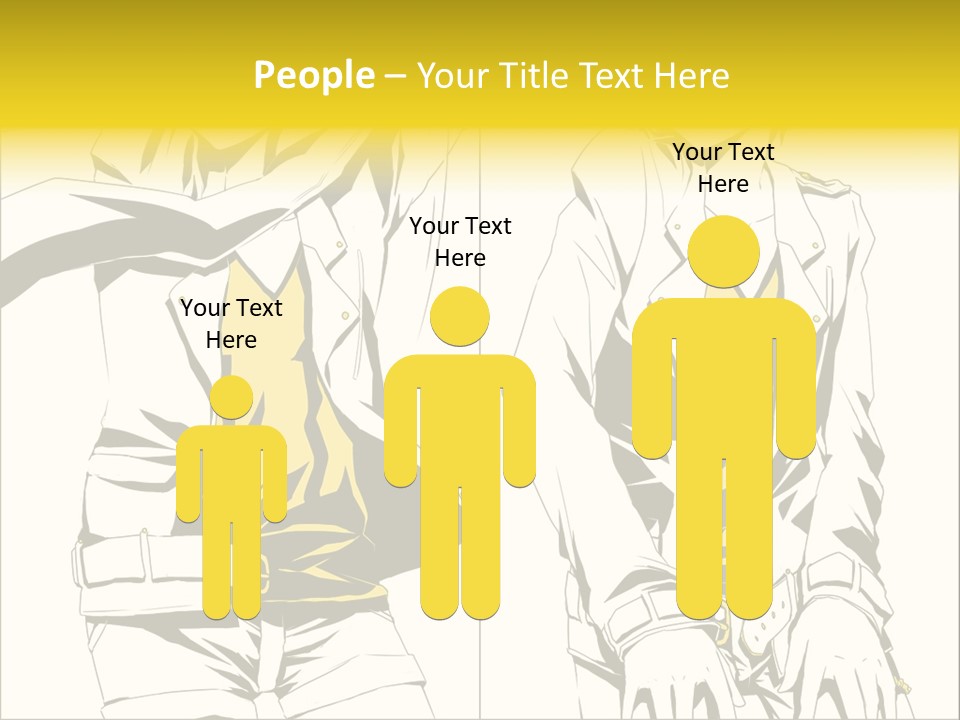 A Woman In Yellow And Black Is Sitting Down PowerPoint Template