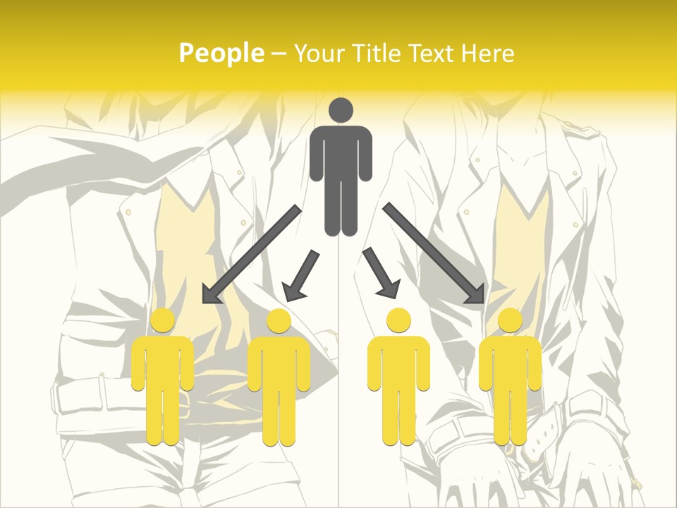 A Woman In Yellow And Black Is Sitting Down PowerPoint Template