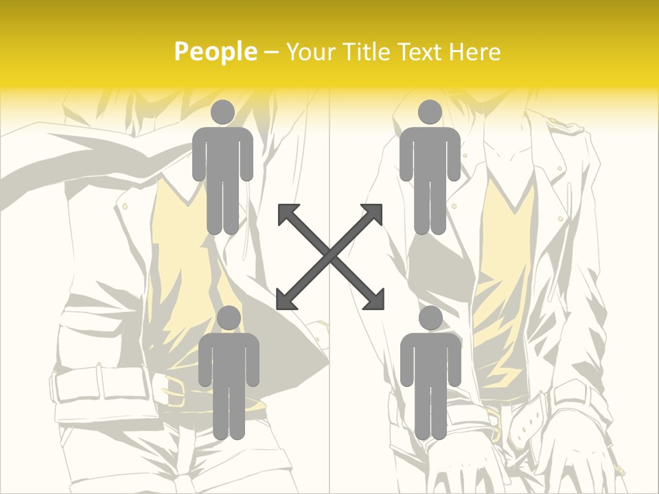 A Woman In Yellow And Black Is Sitting Down PowerPoint Template