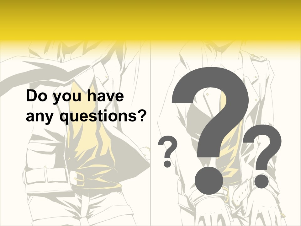 A Woman In Yellow And Black Is Sitting Down PowerPoint Template