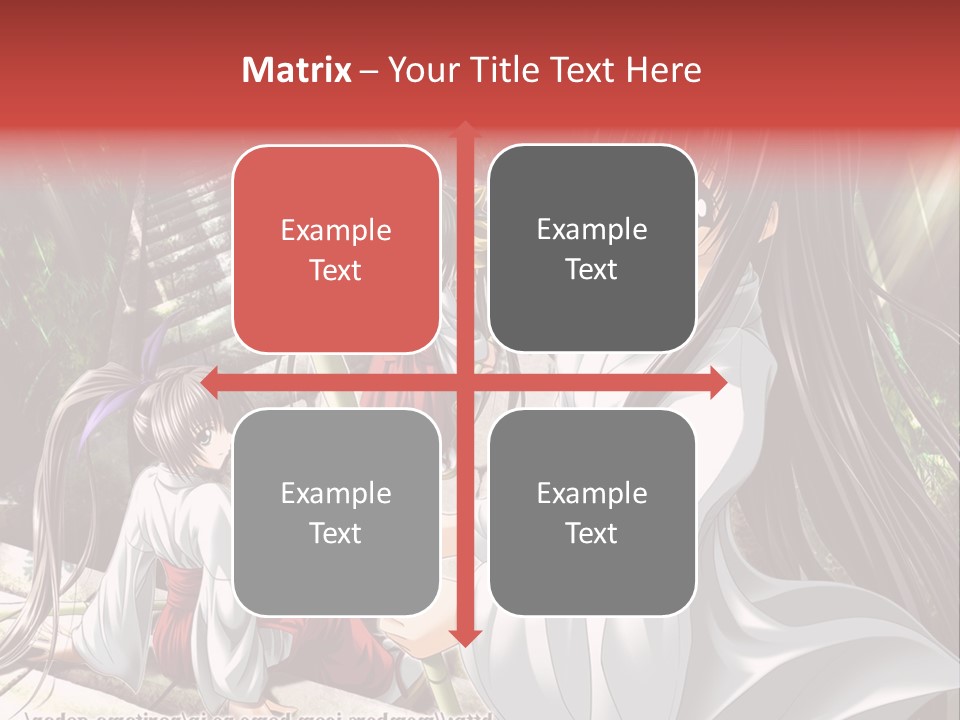 A Woman In A White Dress Standing Next To Another Woman PowerPoint Template