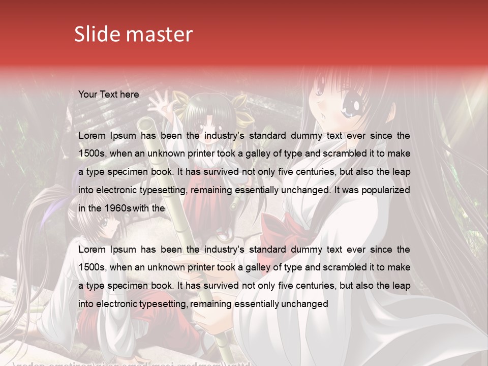 A Woman In A White Dress Standing Next To Another Woman PowerPoint Template