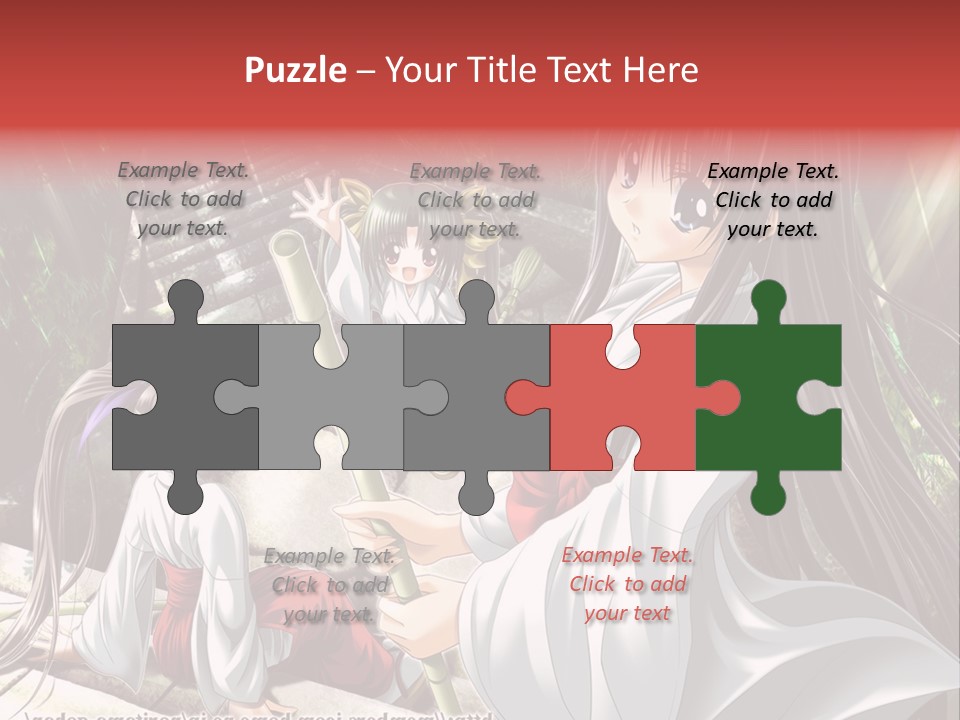 A Woman In A White Dress Standing Next To Another Woman PowerPoint Template