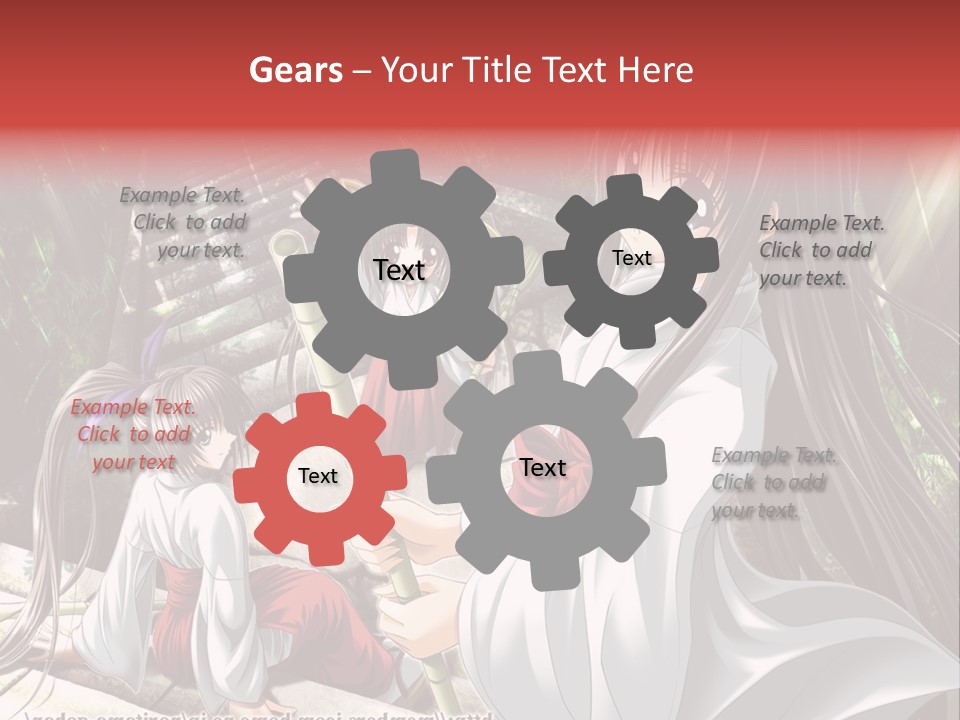 A Woman In A White Dress Standing Next To Another Woman PowerPoint Template