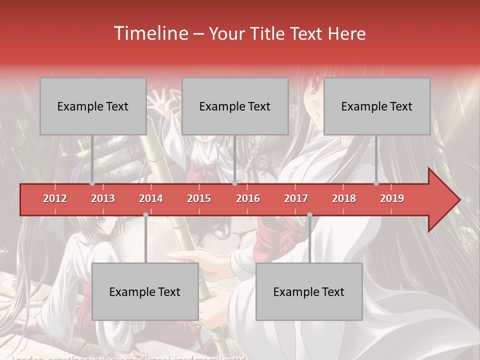 A Woman In A White Dress Standing Next To Another Woman PowerPoint Template