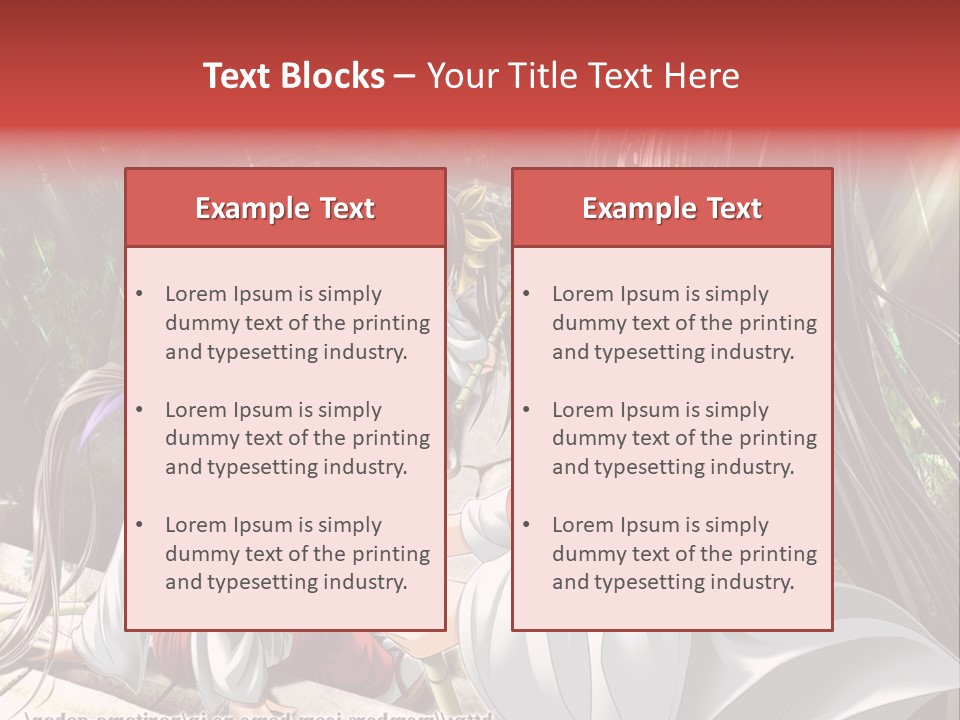 A Woman In A White Dress Standing Next To Another Woman PowerPoint Template