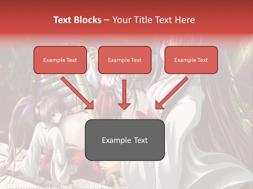 A Woman In A White Dress Standing Next To Another Woman PowerPoint Template