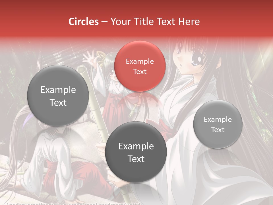 A Woman In A White Dress Standing Next To Another Woman PowerPoint Template