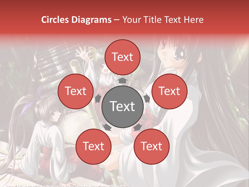 A Woman In A White Dress Standing Next To Another Woman PowerPoint Template