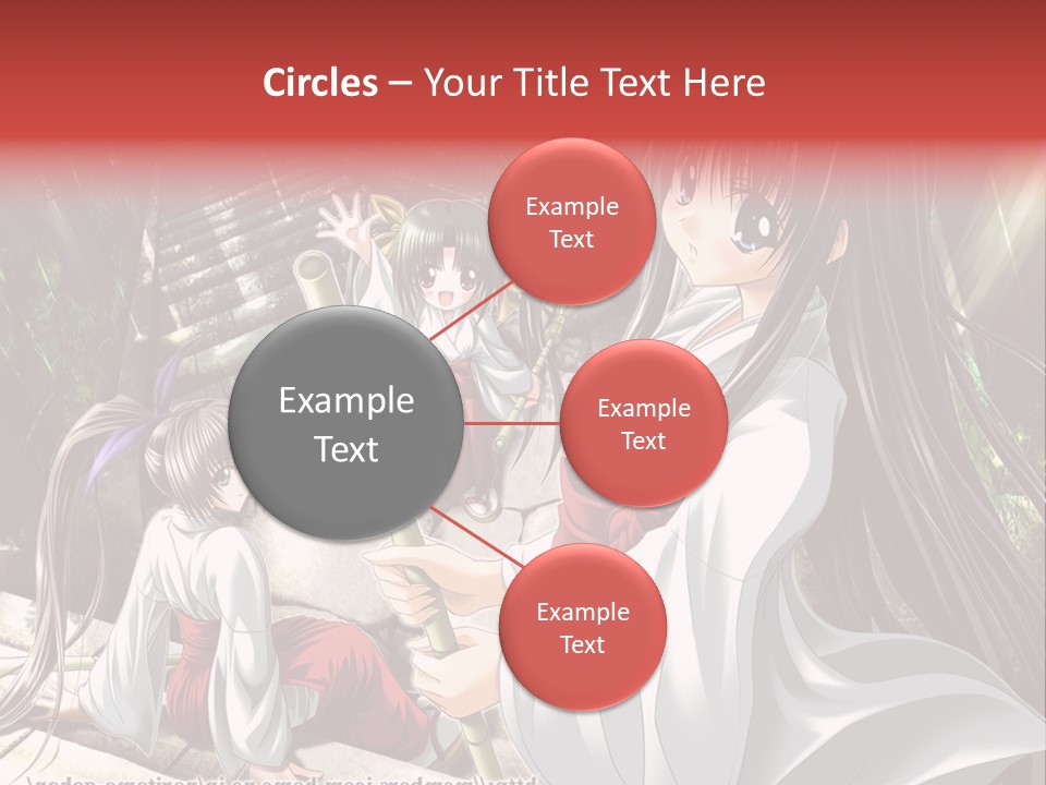 A Woman In A White Dress Standing Next To Another Woman PowerPoint Template