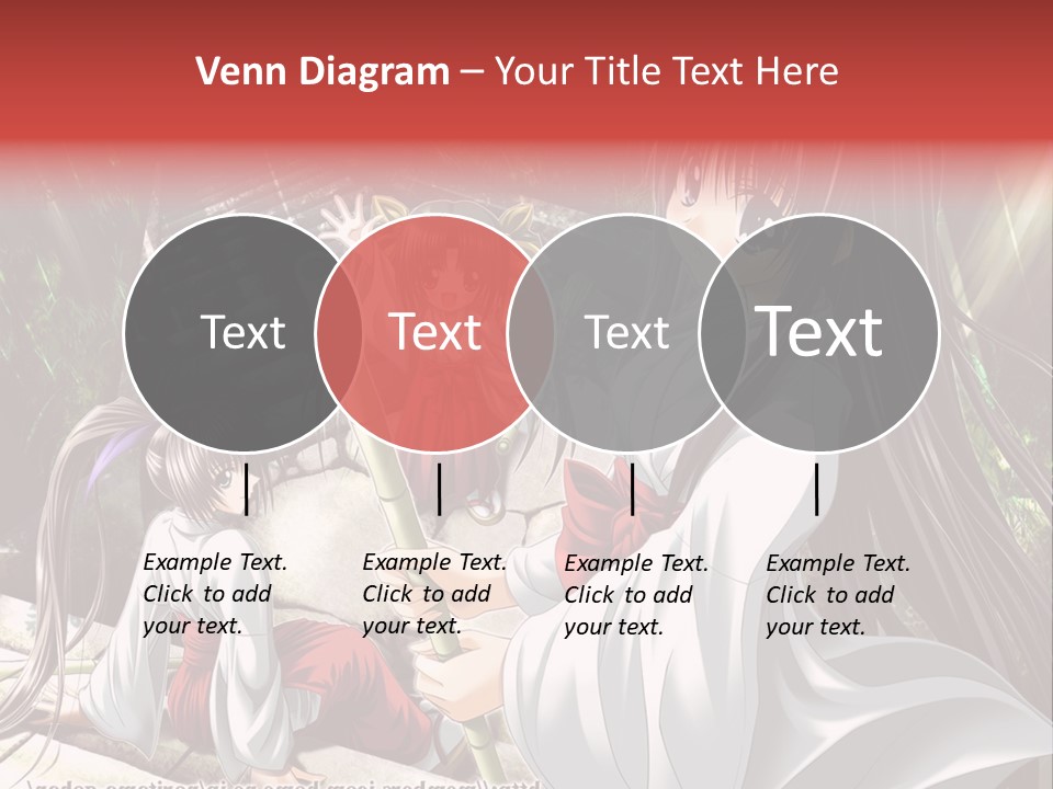 A Woman In A White Dress Standing Next To Another Woman PowerPoint Template