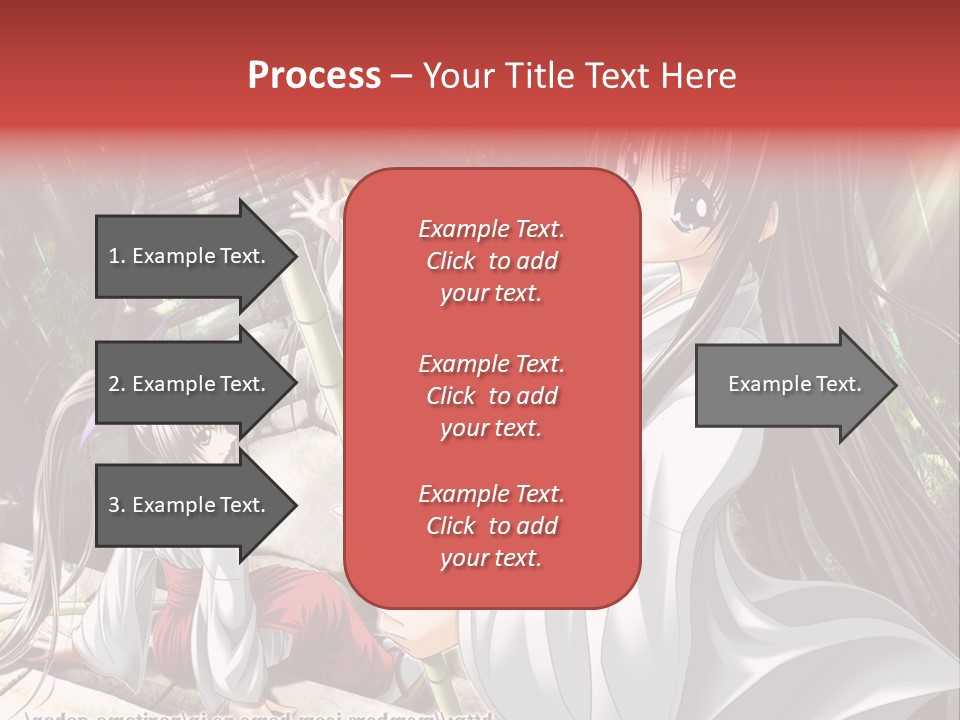 A Woman In A White Dress Standing Next To Another Woman PowerPoint Template