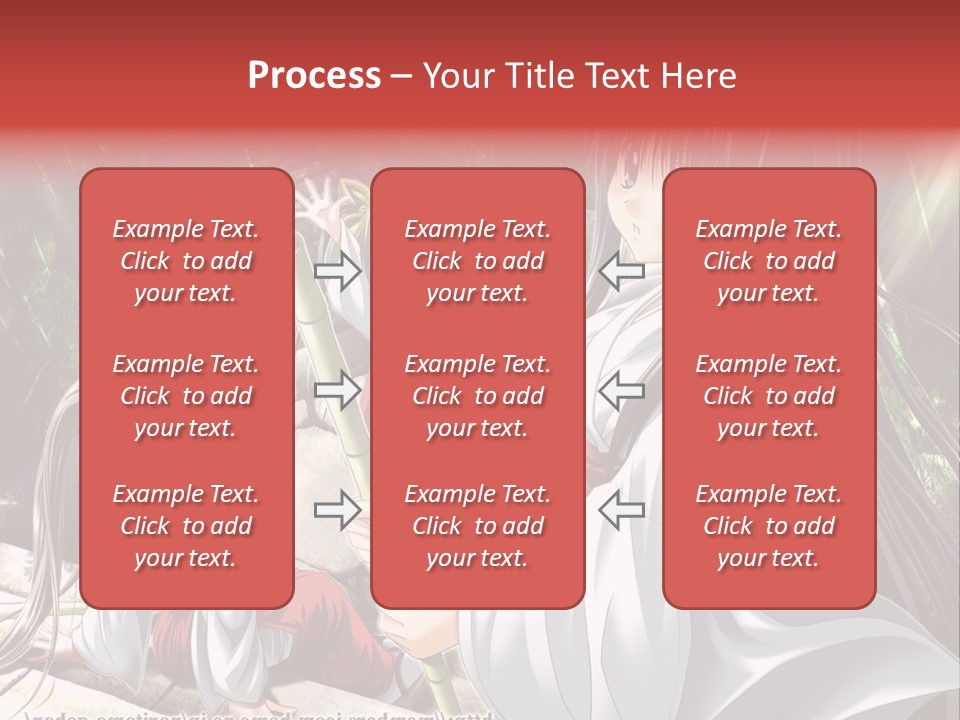 A Woman In A White Dress Standing Next To Another Woman PowerPoint Template