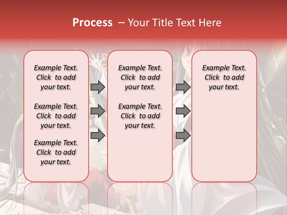 A Woman In A White Dress Standing Next To Another Woman PowerPoint Template