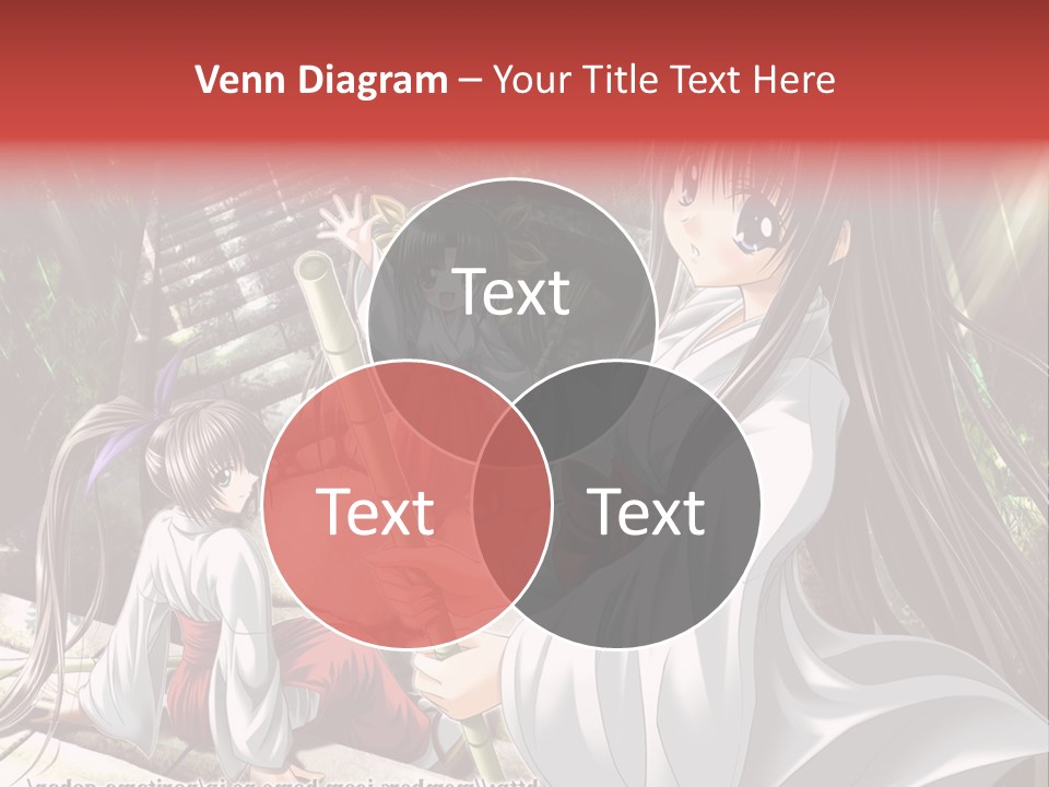 A Woman In A White Dress Standing Next To Another Woman PowerPoint Template