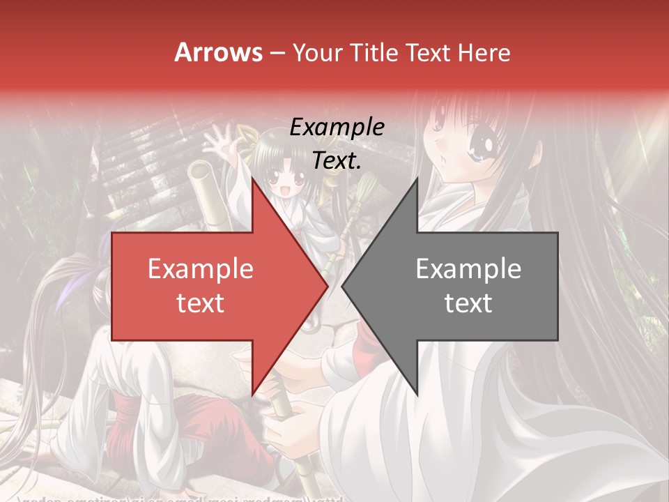 A Woman In A White Dress Standing Next To Another Woman PowerPoint Template