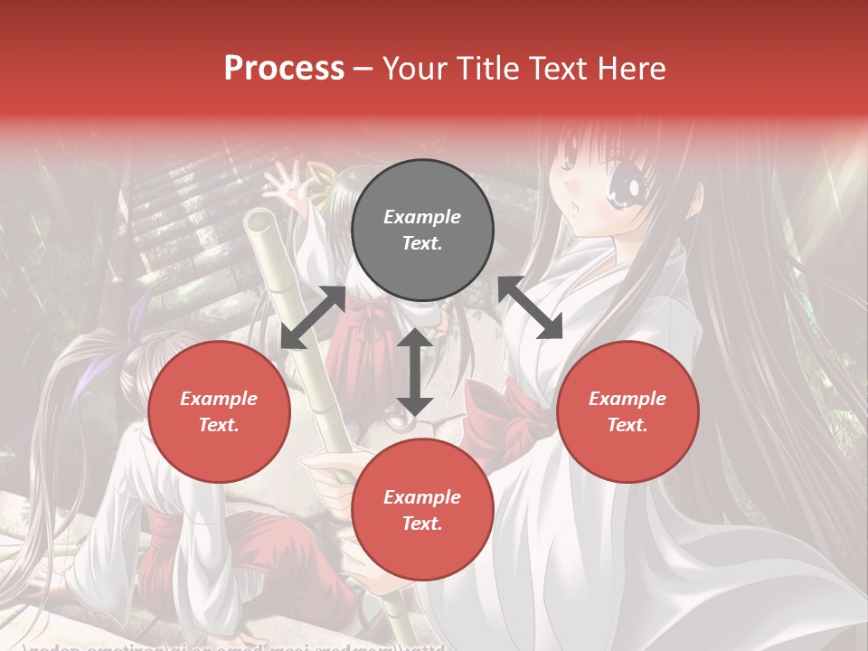 A Woman In A White Dress Standing Next To Another Woman PowerPoint Template
