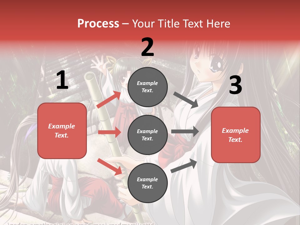 A Woman In A White Dress Standing Next To Another Woman PowerPoint Template