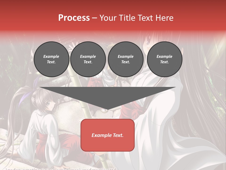 A Woman In A White Dress Standing Next To Another Woman PowerPoint Template