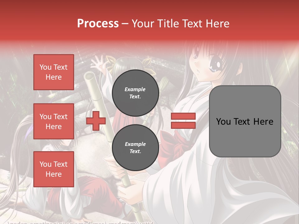 A Woman In A White Dress Standing Next To Another Woman PowerPoint Template