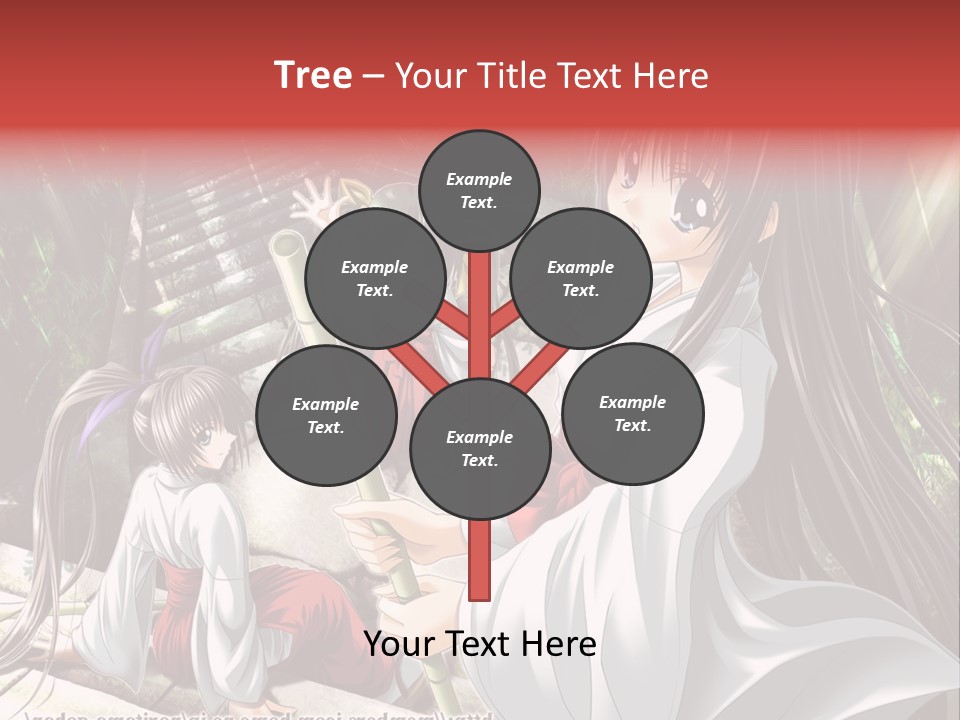 A Woman In A White Dress Standing Next To Another Woman PowerPoint Template