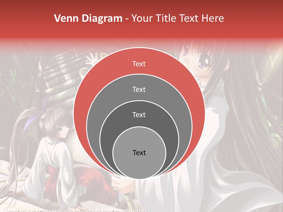 A Woman In A White Dress Standing Next To Another Woman PowerPoint Template