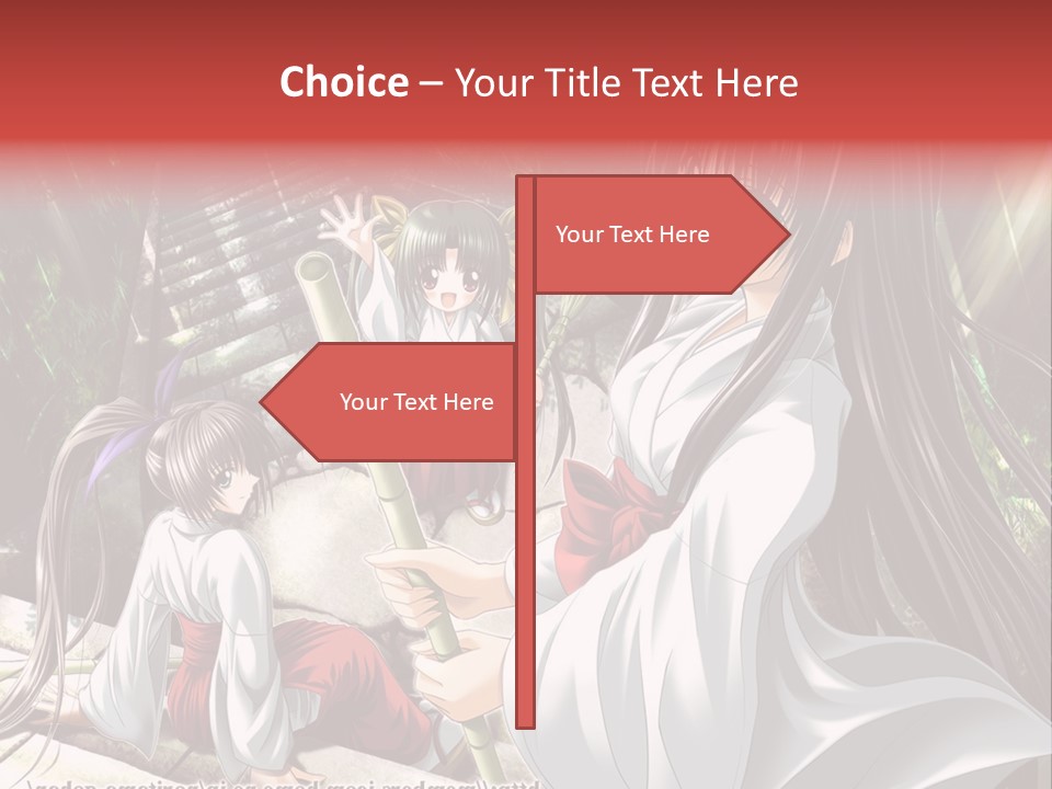 A Woman In A White Dress Standing Next To Another Woman PowerPoint Template