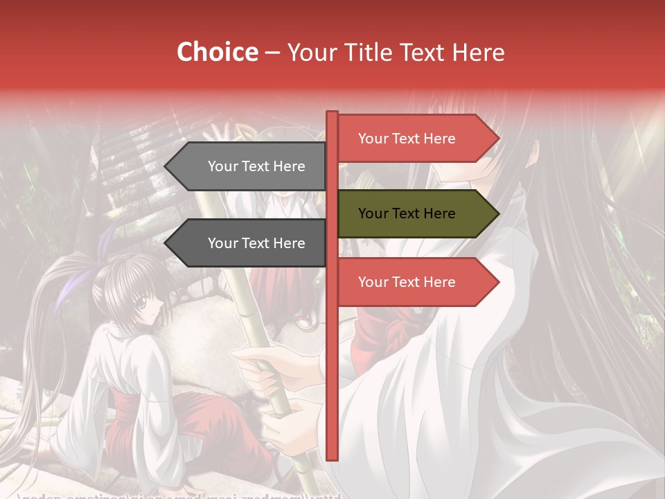 A Woman In A White Dress Standing Next To Another Woman PowerPoint Template