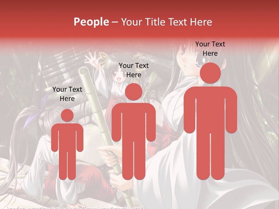 A Woman In A White Dress Standing Next To Another Woman PowerPoint Template