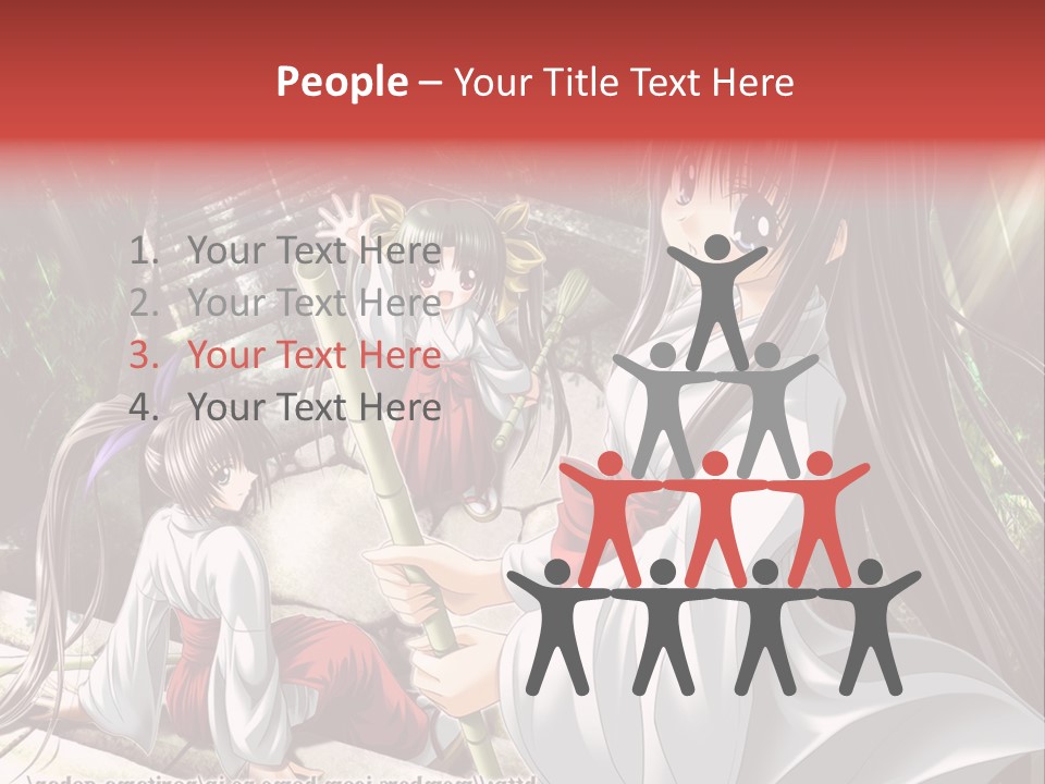 A Woman In A White Dress Standing Next To Another Woman PowerPoint Template