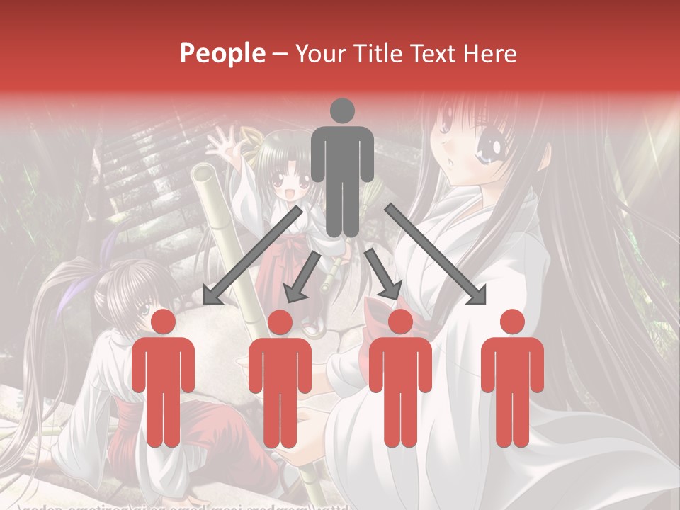 A Woman In A White Dress Standing Next To Another Woman PowerPoint Template