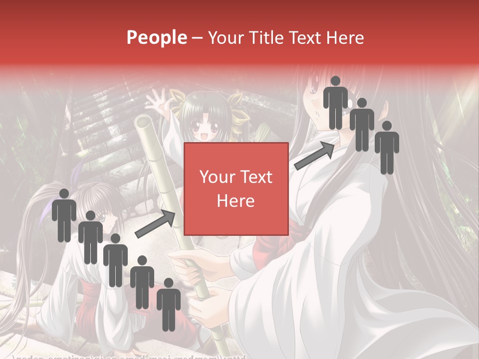 A Woman In A White Dress Standing Next To Another Woman PowerPoint Template