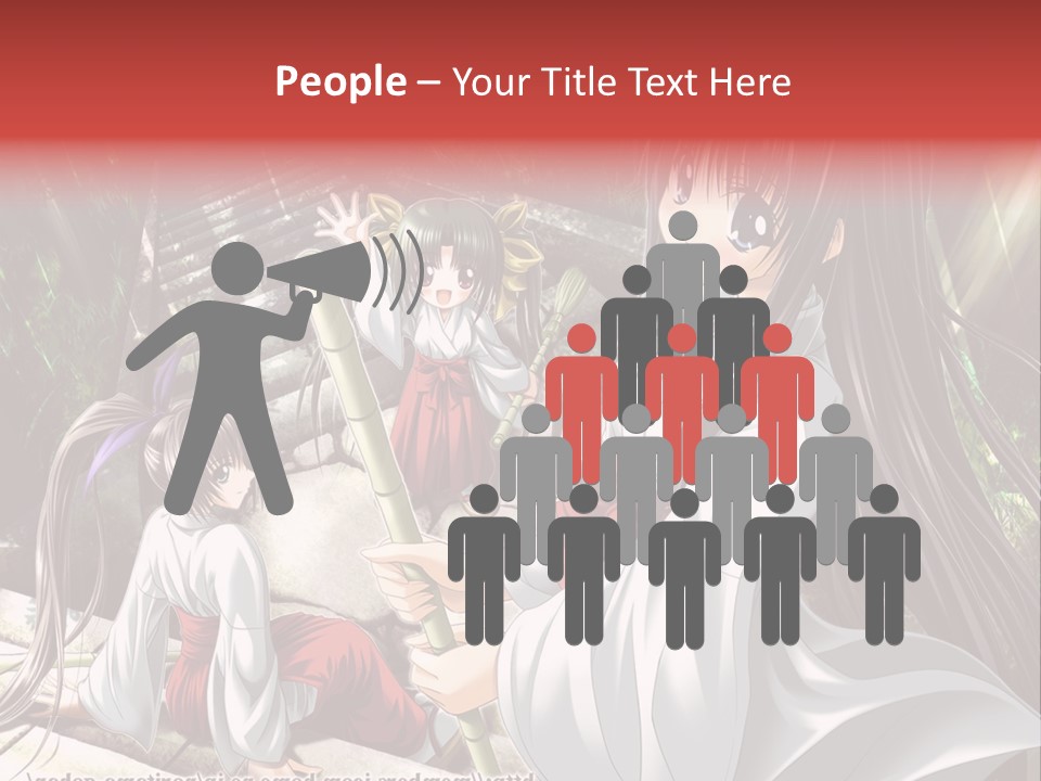 A Woman In A White Dress Standing Next To Another Woman PowerPoint Template